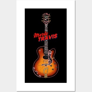 Merle Travis Guild Solomaster Electric Guitar Posters and Art